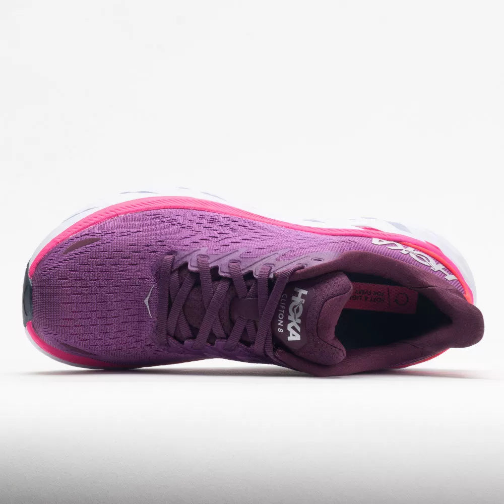 HOKA Clifton 8 Women's Grape Wine/Beautyberry
